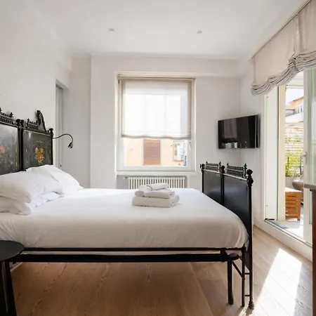 公寓 Elegantis Terrazze Al Vaticano - Your Chic Retreat In 罗马